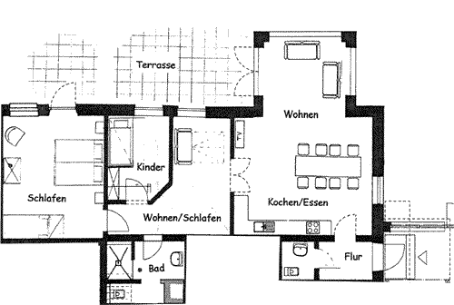Ferien - Gartenwohnung